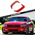 Rear Bumper Side Fin Air Vent for Dodge Charger 2015-2021 2pcs (red)