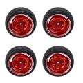 4pcs On-road Car Rubber Tire Wheel Tyre for Hsp Hpi Sakura D5,1