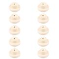 10pcs Wood Round Pull Knobs for Cabinet Drawer Handle Furniture L
