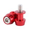 2pcs Motorcycle Cnc Sliders Spools Stand Screw for Yamaha(red)