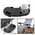 2pcs Oval Zero Gravity Chair Cup Holder,clip On Chair Table Chair