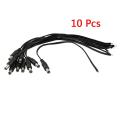 10pcs 5.5x2.1mm Male Dc Power Pigtails Plug Lead Cord for Cctv Camera