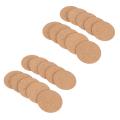 Set Of 10 Cork Bar Drink Coasters 90mm, 5mm Thick