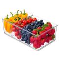 Plastic Food Storage Organizer Bins for Snacks Packets Pouches