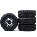 4pcs 118mm 1.9 Rubber Tires Tyres Wheel for 1/10 Axial Scx10 90046