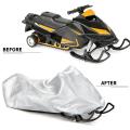 Snowmobile Cover Waterproof Dust Trailerable Sled Cover 368x130x121cm