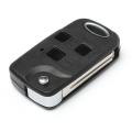 3 Buttons Conversion Flip Key Remote Fob Case for Lexus Is200 Ls400