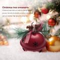 Bell Pandant Metal Jingle Bells Christmas Decor for Home Party Red