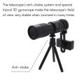 10-300x40mm Super Telephoto Zoom Monocular Telescope with Tripod