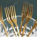 20pcs Stainless Steel Flatware Fork Dinnerware Kitchen Leaf Shape
