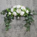 Peony Artificial Wedding Flowers Arch Arrange Door Lintel Wreath (c)
