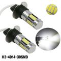 2pcs H3 Super Bright Led Fog Driving Drl Light Bulbs 6000k White