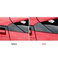 Car Carbon Fiber Color Rear Window Spoiler Triple-cornered Cover