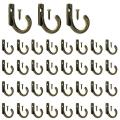 58 Pieces Wall Mounted Hook, Small Coat Hooks, Bronze
