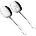 Serving Spoons Set,10 Inch Slotted Spoon and Serving Spoon,pack Of 2