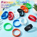 24 Pcs Silicone Bands for Sublimation Tumbler 20/18 Oz Silicone Wrap