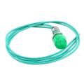 Neon Indicator Pilot Signal Lamp Green Light Ac 220v W Cable