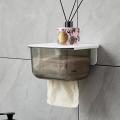 Tissue Box Holder Wall Mounted Napkin Paper Boxes Paper Towel-a