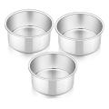 Cake Pan Set Of 3,round Baking Layer Pans Bakeware for Pizza Bread