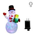 Christmas Inflatable Snowman Led Light Xmas Toy Ornament -us Plug