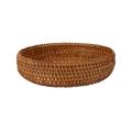 Handmade Autumn Rattan Weaving Storage Dish Rattan Bread Basket