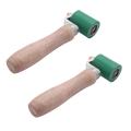 2x 40mm Silicone Seam Hand Pressure Roller for Hot Air Vinyl Welding