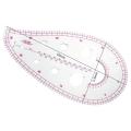 4 Pcs Sew French Curve Metric Shaped Ruler Bendable Drawing Template