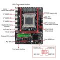 X79 (x79m-q) Motherboard with E5-2670 V2 Cpu+2x8g Ddr3 Ram Lga2011