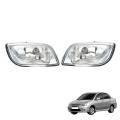 Car Front Bumper Left Right Fog Lights Assembly Foglight with Bulb