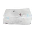 2pcs Foldable Storage Bag Clothes Blanket Quilt Closet White