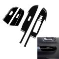 Car Glossy Black Window Button Switch Cover for Toyota Raize 2021