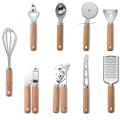 Kitchen Cooking Utensils Set,stainless Steel Gadget Tool with Handle