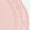 Modern Simple Oval Relief Silicone Dining Pad Household Dining Pad B