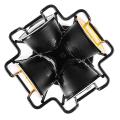 Black Coffee Capsules Holder Rotating for 32 Pcs Coffee Capsules Pod
