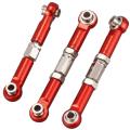 2x for Wltoys 144001 1/14 Rc Car Spare Parts Metal Linkage Rod,red