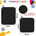 4pieces Microfiber Bowling Towel with Easy Grip Dots 10x8inch,8x8inch