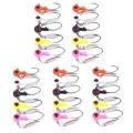 25pcs 1.75g Metal Spinner Spoon Bait Fishing Hooks with Sequins