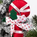 Xmas Tree Decors Cloth Candy Cane Lovely Crutch Christmas Decorations