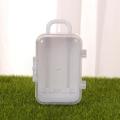 White Mini Roller Travel Suitcase Personality Wedding Candy Box
