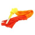 Beautiful Silk Three Color Gradient Flame Dance Fan