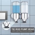 Double Chambers Wall Mounted Shower Pump, Soap Dispenser (1000ml)