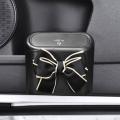 Car Trash Can Bow Decoration Garbage Door Side Storage Box D