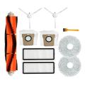 10pcs for Xiaomi Mijia B101cn Filter Mop Main Side Brush Dust Bag