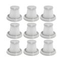 9pcs Filters Handheld Vacuum Cleaner Filter Replace Accessories
