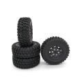 4pcs Rubber Tyre Wheel for Xiaomi Xmykc01cm Jimny 1/16 Rc Crawler,a