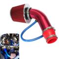 3 Inch Car Cold Air Intake Filter Alumimum Induction Kit(red)