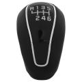 6 Speed Pu Leather Car Mt Gear Shift Knob for Hyundai Ix25 Creta