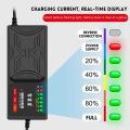 60v 20ah Electric Vehicle Charger 7 Light Display Power Us Plug