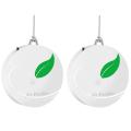 2pack Personal Air Purifier Necklace Mini Ionizer Negative Ion White