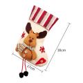 3 Pack Christmas Stockings for Xmas Holiday Party Decoration, B